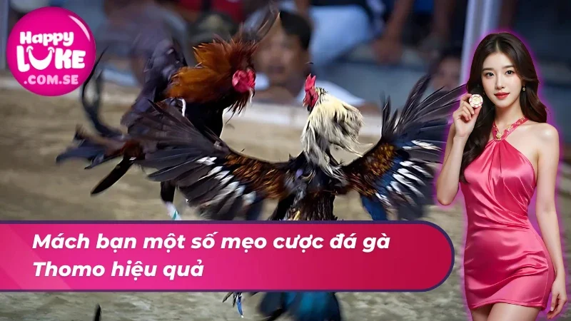 Đá Gà Thomo - Đỉnh Cao Đá Gà Cùng Nhiều Thắng Lớn Cùng HAPPYLUKE! 6 Một số mẹo cược đá gà Thomo hiệu quả