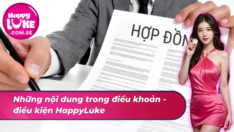 Điều Khoản Và Điều Kiện HappyLuke 3 Những nội dung trong điều khoản và điều kiện HappyLuke