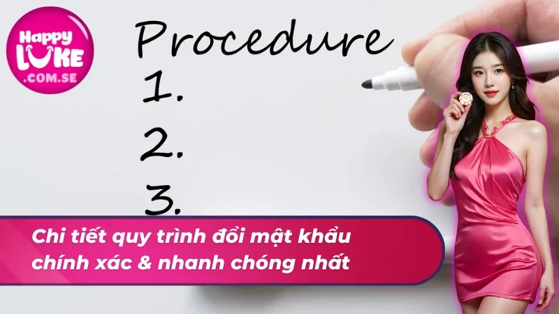 Hướng dẫn các bước đổi mật khẩu chính xác 