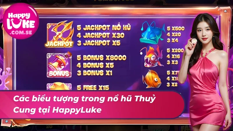 Các biểu tượng hot trong nổ hũ Thuỷ Cung