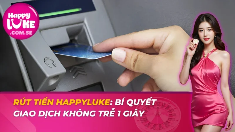 Rút Tiền HAPPYLUKE: Bí Quyết Giao Dịch Không Trễ 1 Giây 3 Rút Tiền