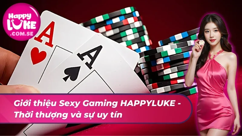 Sexy Gaming HAPPYLUKE - Sảnh Cược Live Casino Đẳng Cấp 2 Giới thiệu thế giới live casino đẳng cấp Sexy Gaming